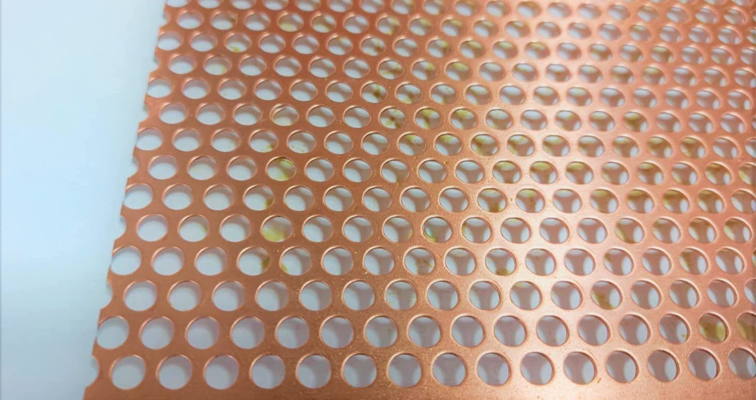 Brass Metal Perforated Sheet